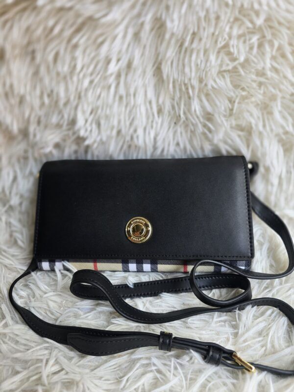 Hannah wallet with  – Black