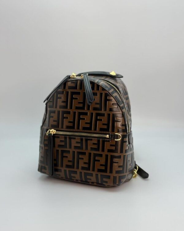 Mini Backpack Brown leather FF