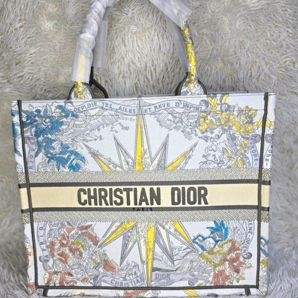 Book Tote  Canvas Embroidered Reve d’Infini